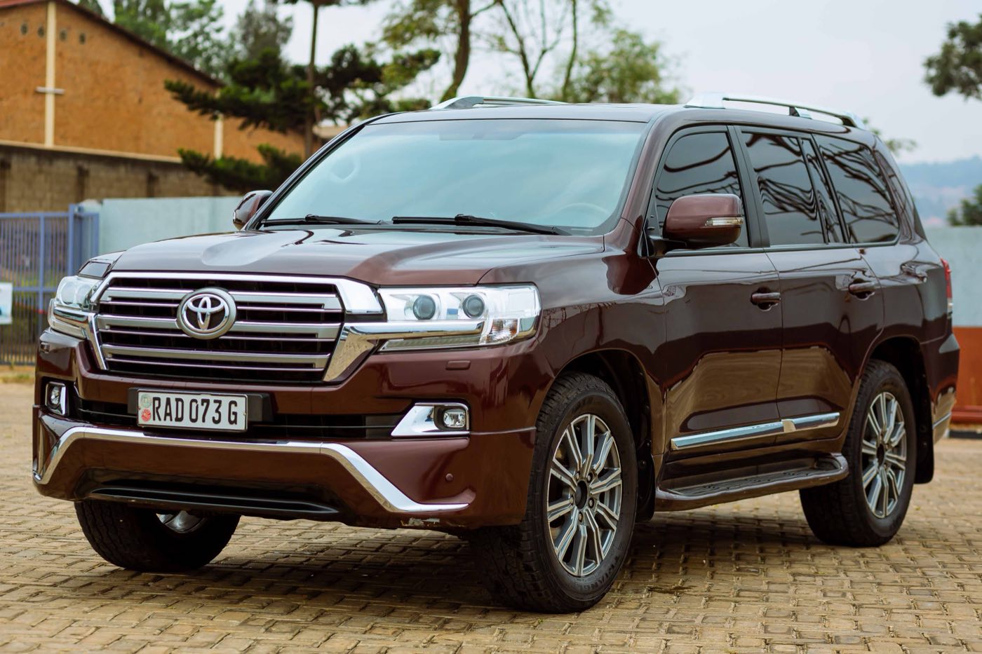 Toyota Land Cruiser 200 parked outdoors