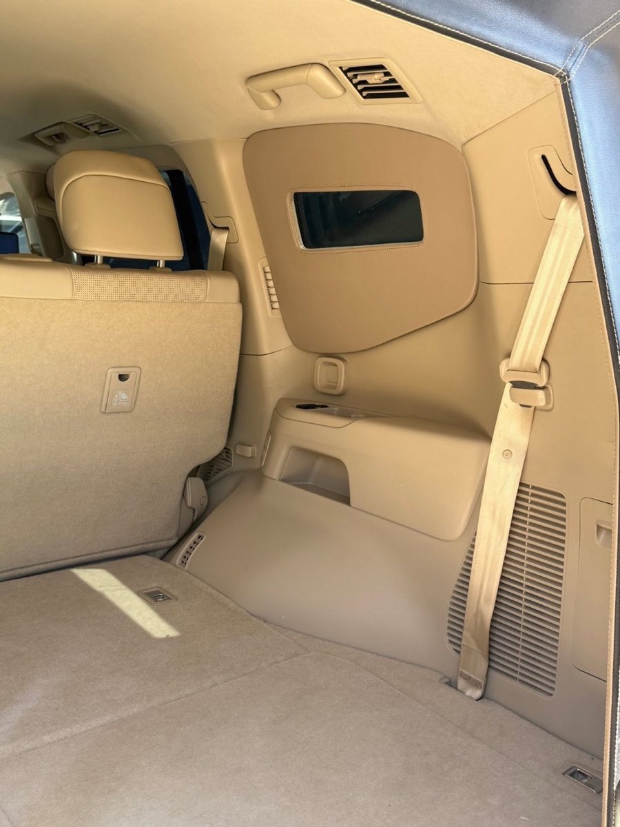 View from inside the cabin through installed ballistic glass